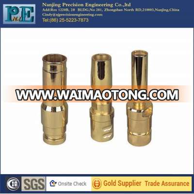 High precision custom polished brass components