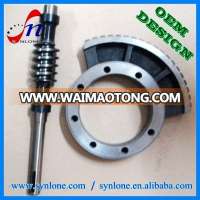 OEM transmission steel worm gear and worm shaft