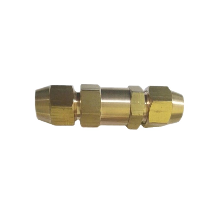 Oem Stainless Steel Machining Parts Quick Connector Factory Custom Turning Brass Hex Fitting